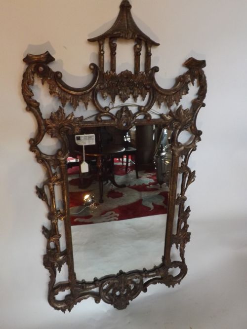 c19th 'chinese chippendale'style mirror