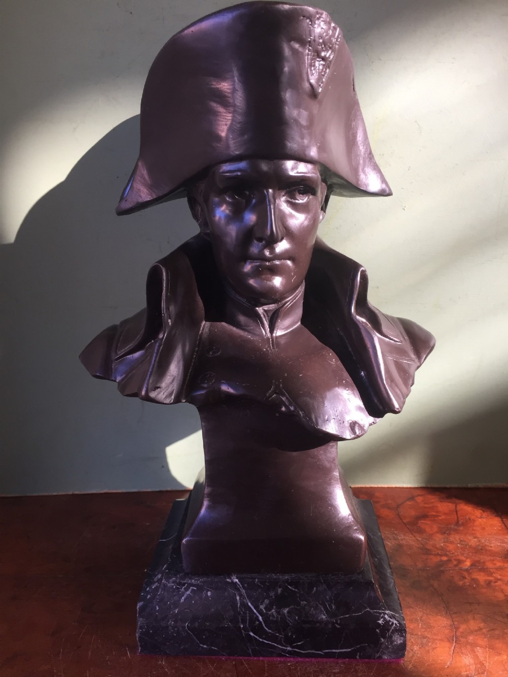 late c19th french signed bronze bust study of the emperor napoleon bonaparte