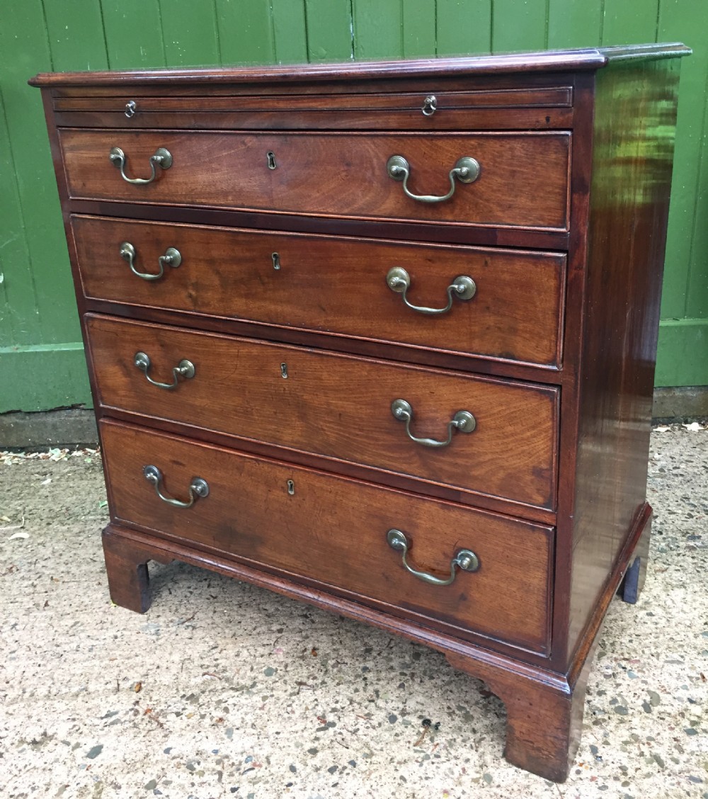 late c18th george iii period mahogany 'bachelor's' chest of drawers