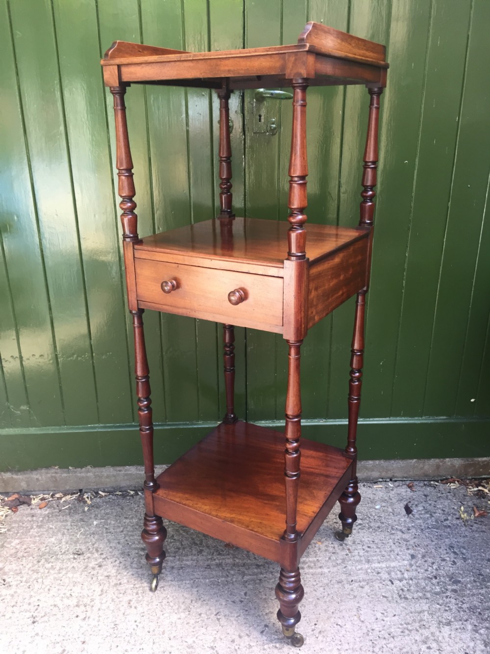 early c19th george iv period mahogany etagere