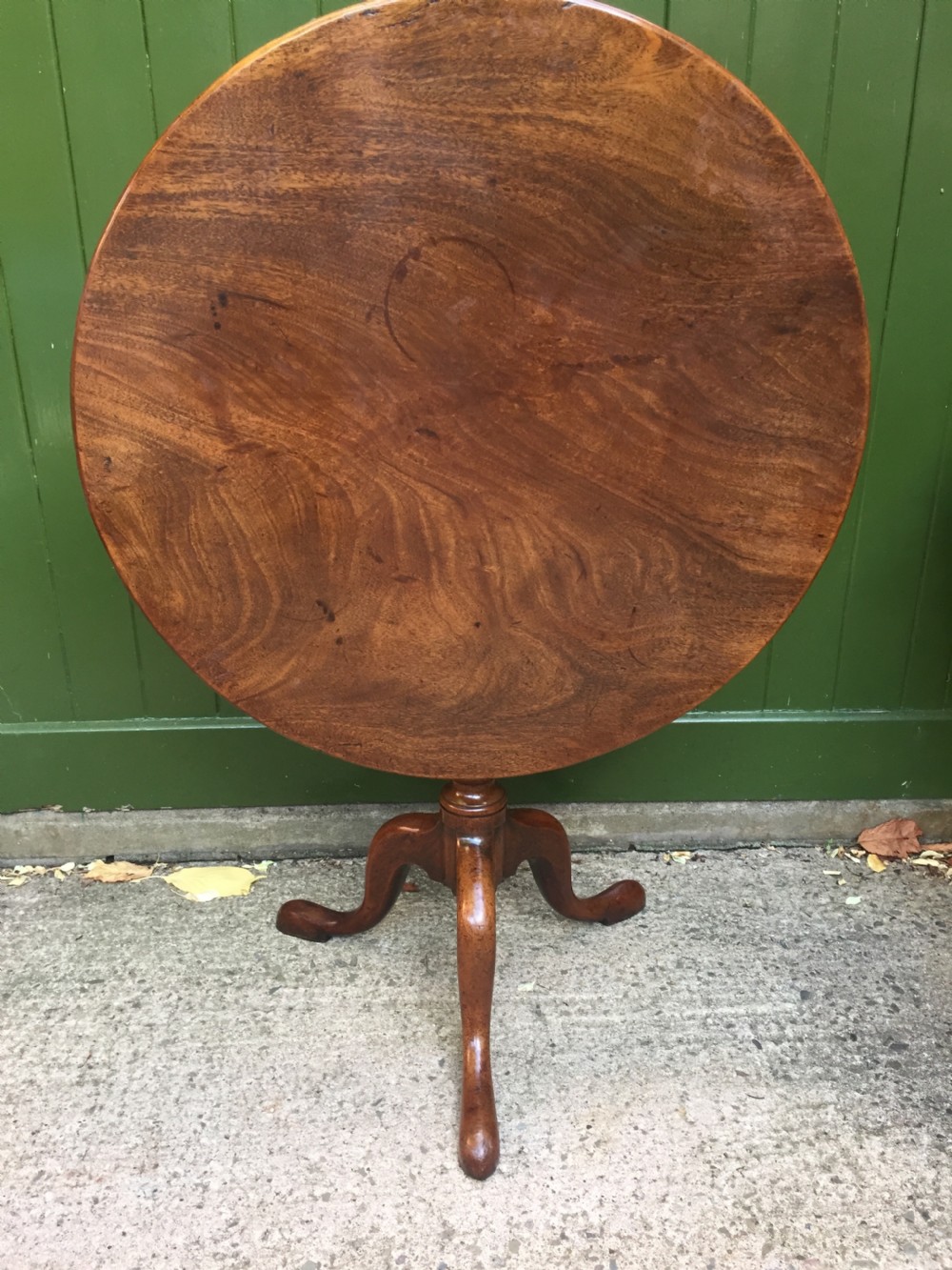 late c18th early c19th george iii period mahogany circular tiptop tripod table