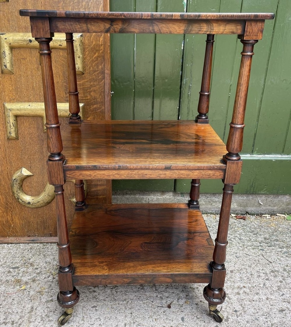 early c19th george iv period rosewood etagere of smaller scale