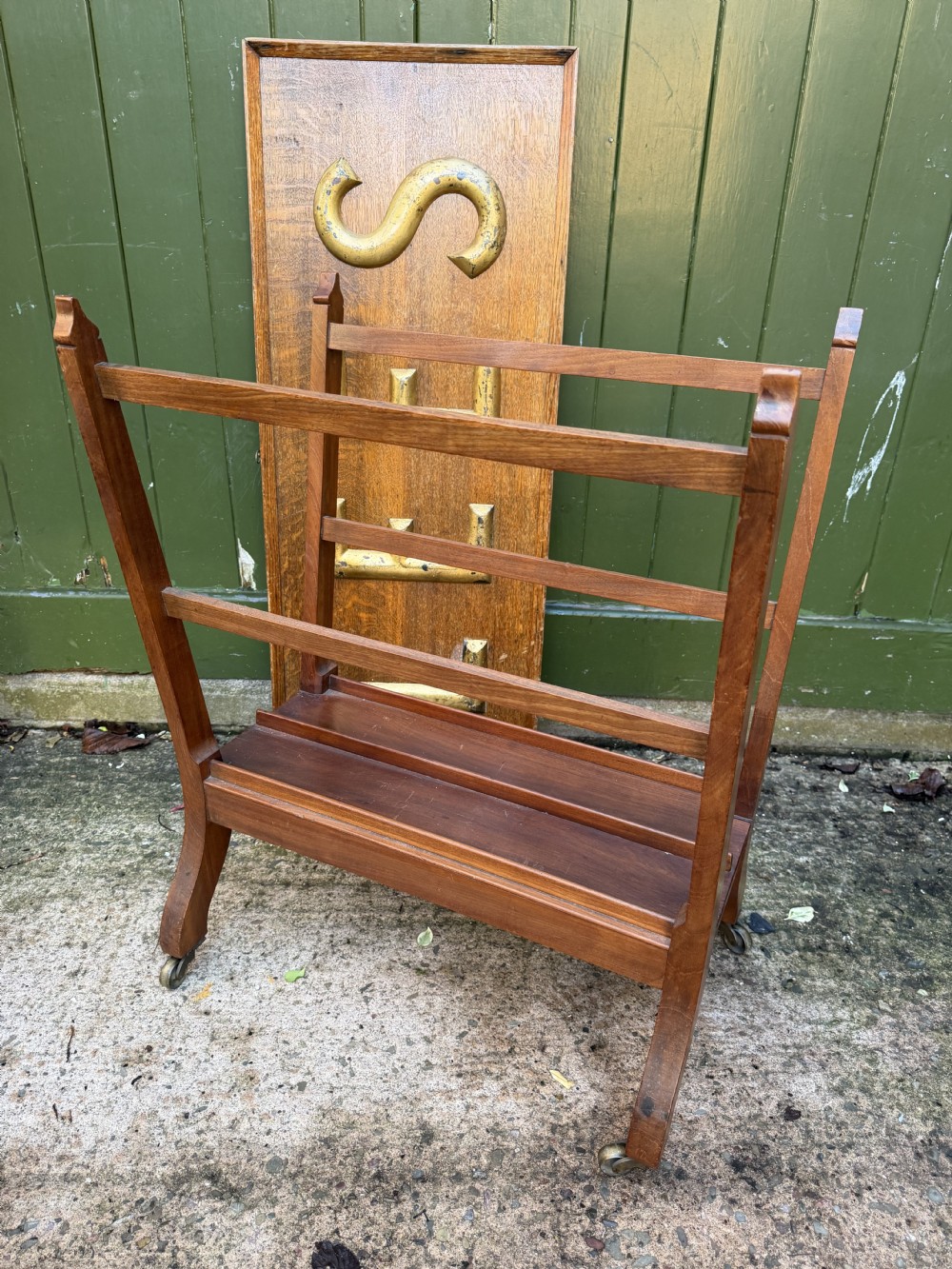early c19th mahogany folio or print stand